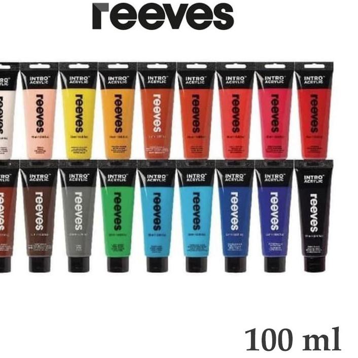 

◆PR0939➤ Reeves Intro Acrylic Color 100ml / Cat Akrilik Reeves Satuan ❝Produs.bagus❝ ..Makasih..