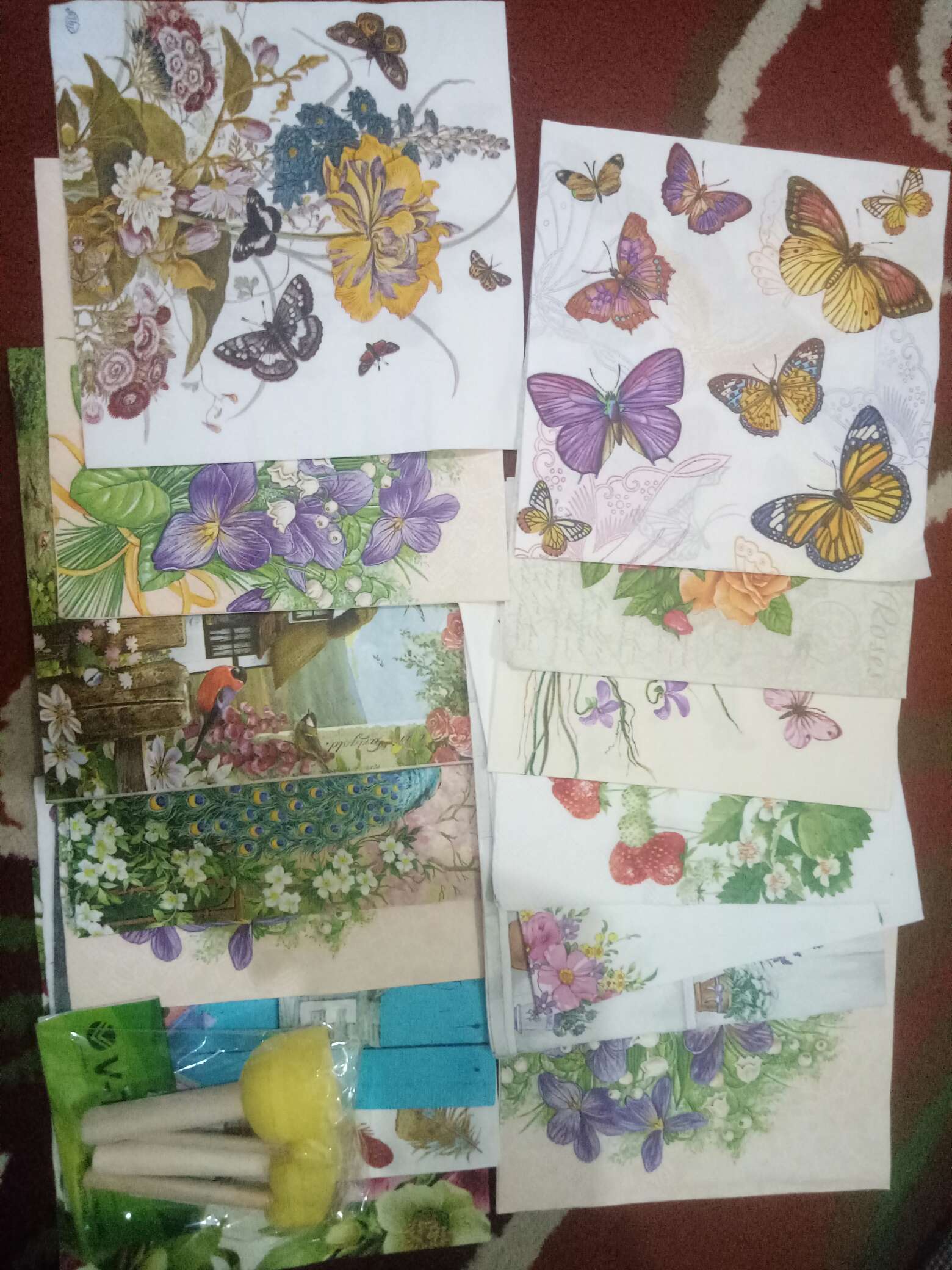 Tissue - Paper Napkin Decoupage Eropa Sc 149