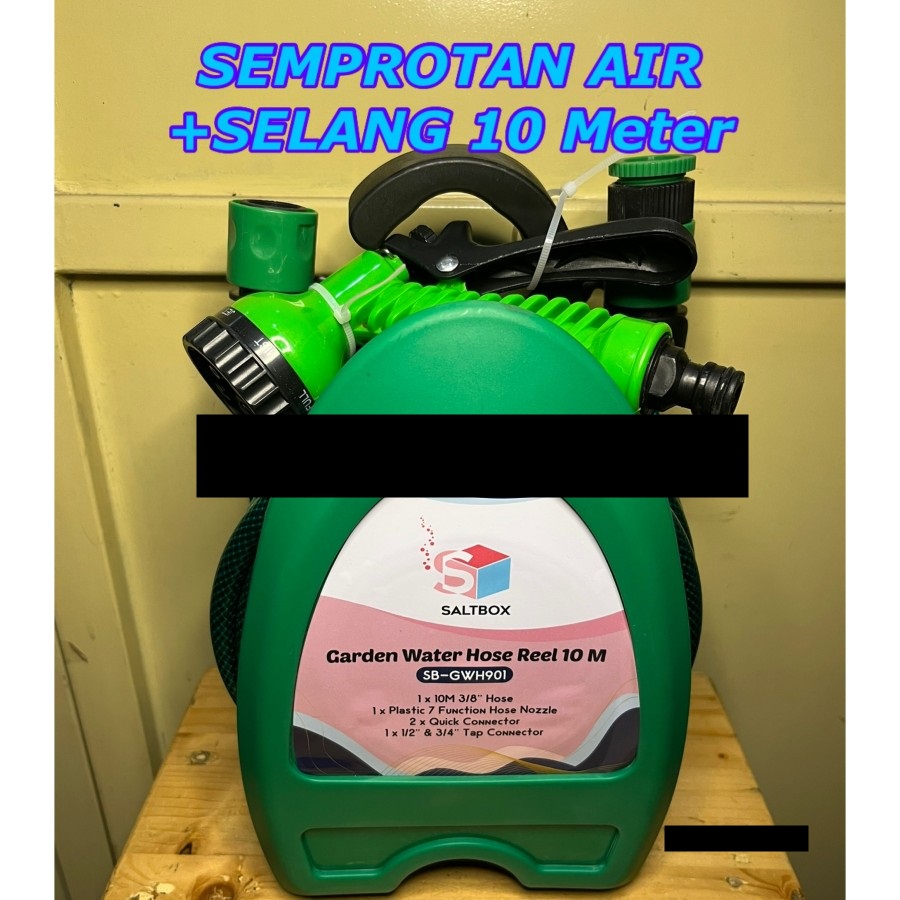 SEMPROTAN AIR  SELANG 10 m Portable Set Taman Garden Water Hose