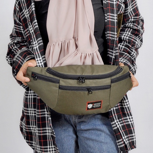 Tas Selempang Distro Tas Slempang Pria Wanita Waist Bag Crossbody Premium Outdoor