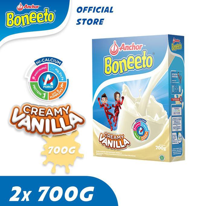 

[[BISA COD]] Anchor Boneeto Creamy Vanilla 700gr - 2 Pcs KOMPLIT Kode 742