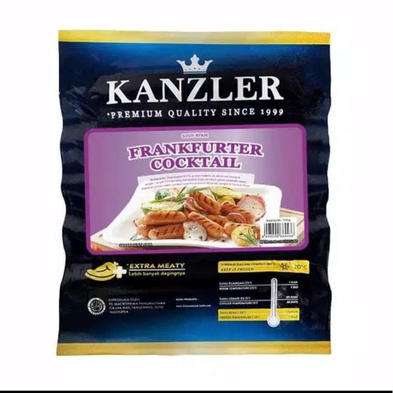 

kanzler frankfuter cocktail 500gr