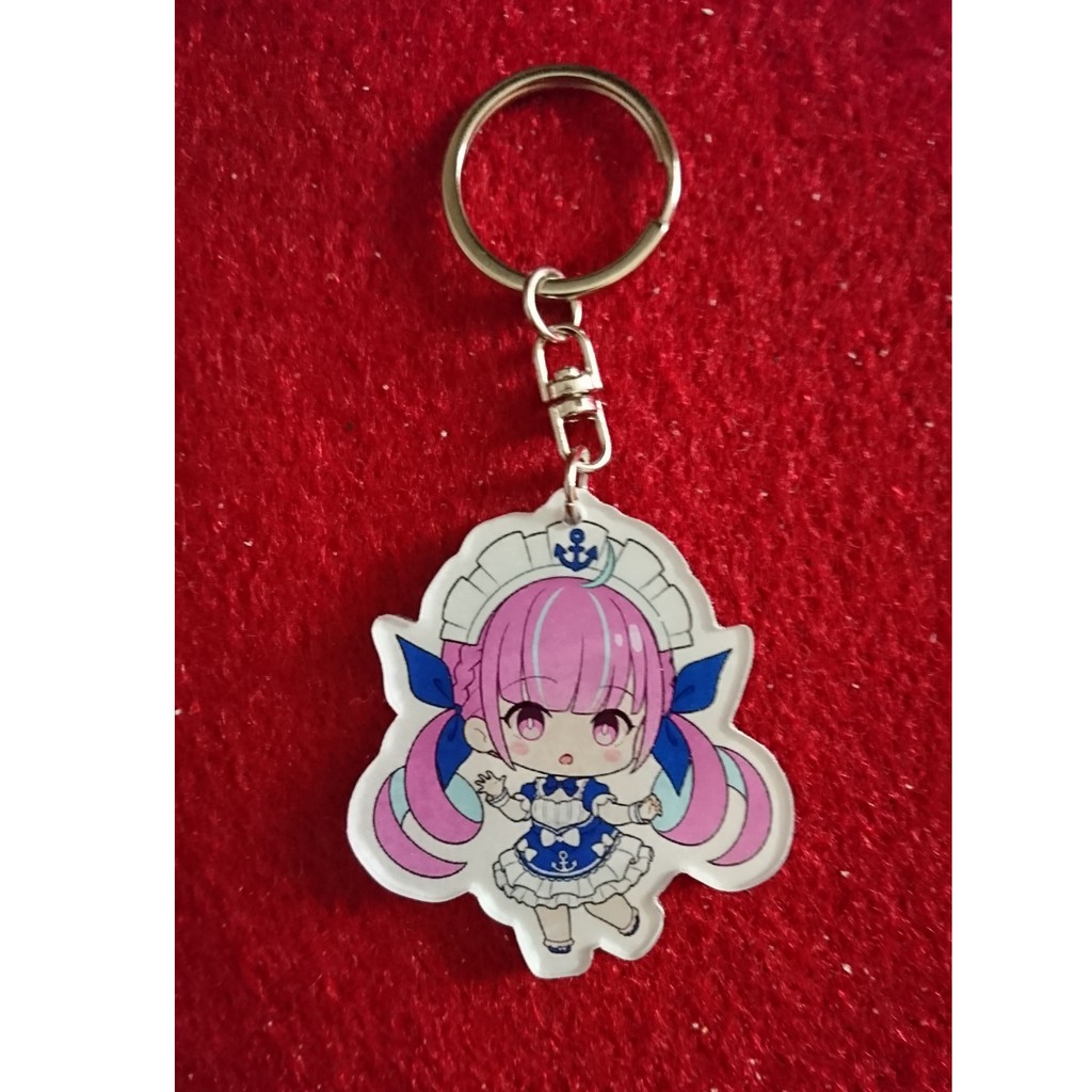 Gantungan Kunci Keychain Minato Aqua Hololive