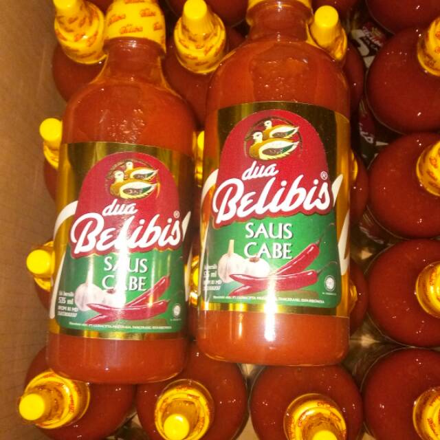 

Saos cabe 535ml kemasa botol plastik cap dua belibis