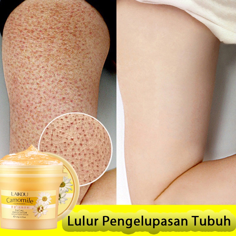 lulur pemutih badan herborist body scrub lulur mandi 250g permanen dan alami Body &amp; Face Scrub Whitening Peeling Kulit Ayam kulit memutihkan badan/memutihkan kulit/memutihkan tangan
