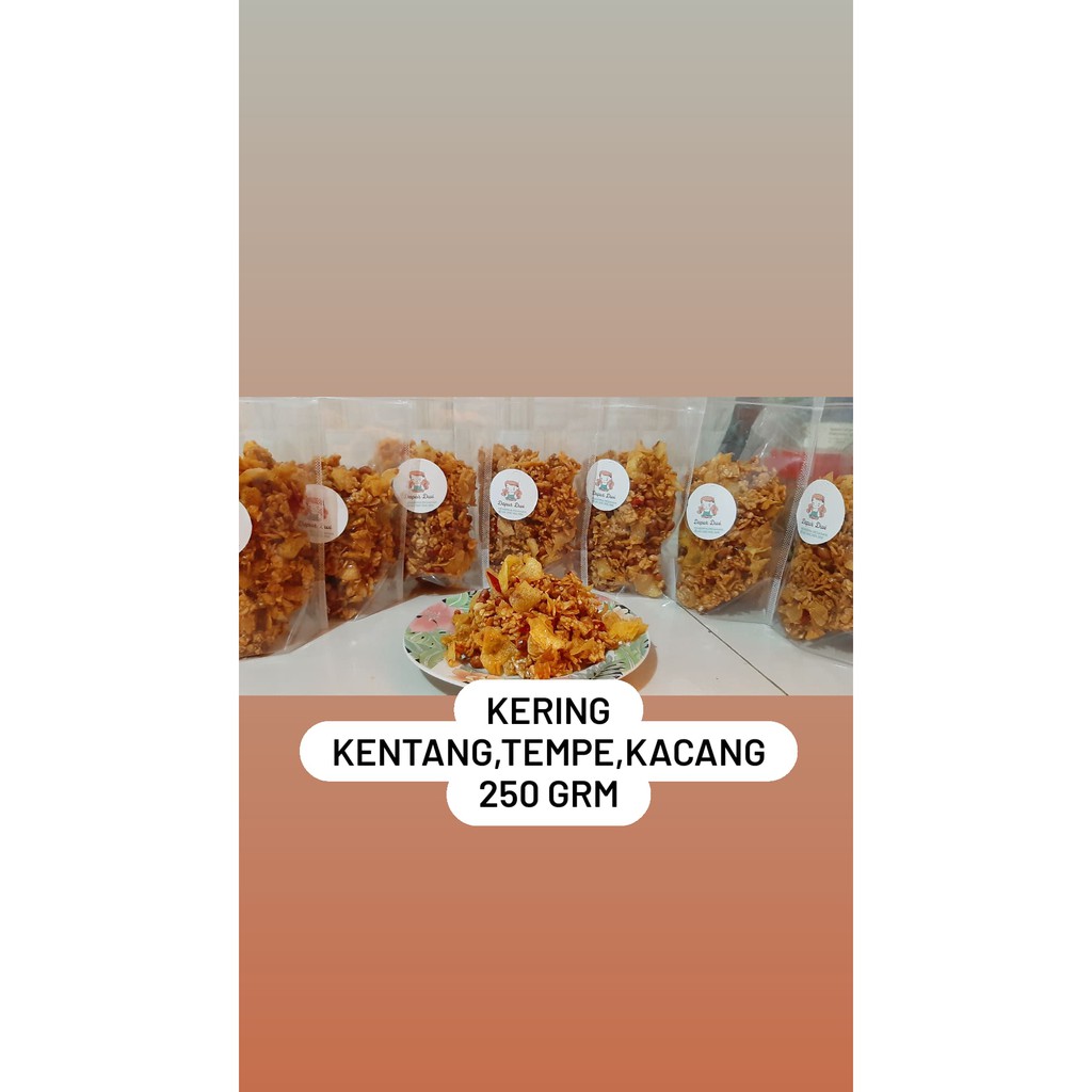 Kering Tempe Kentang Kacang