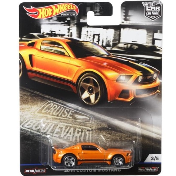 Hot Wheels Premium 2014 Custom Mustang Cruise Boulevard