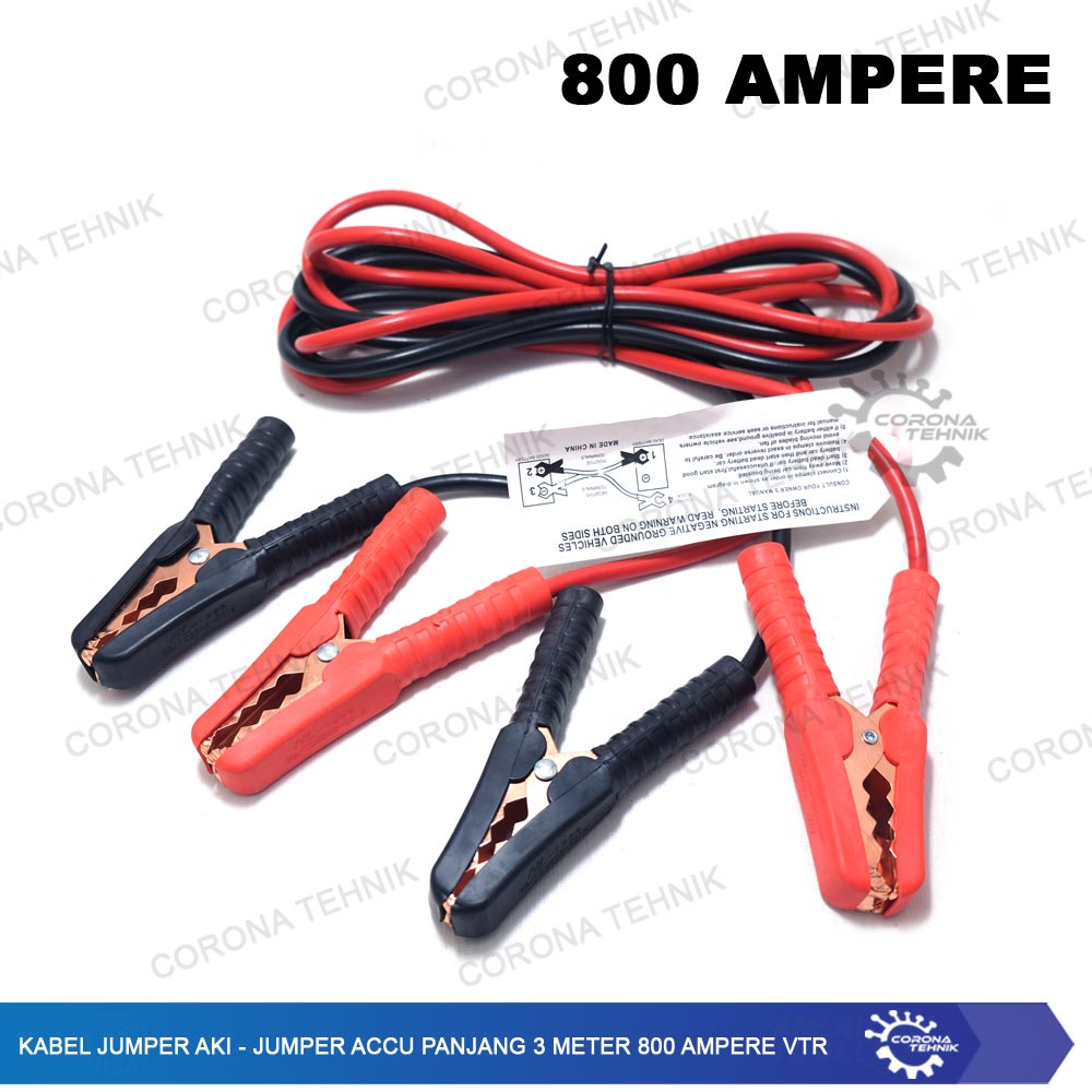 VTR - Kabel Jumper Aki - Jumper Accu Panjang 3 Meter 800 Ampere