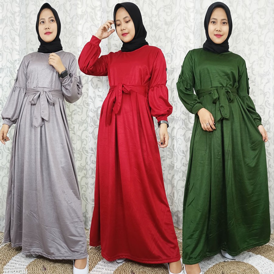 GAMIS ALEXZI LENGAN BALON 3KANCING CARLINA