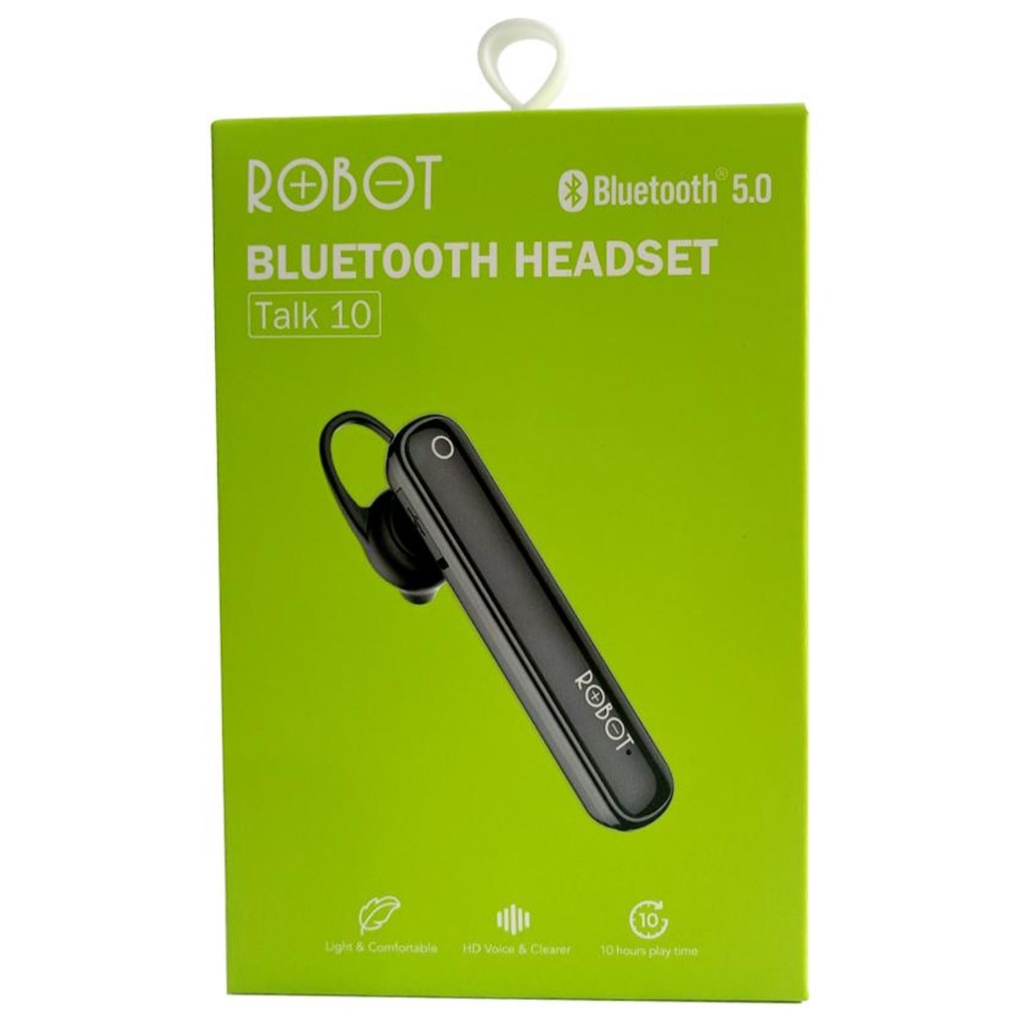 EARPHONE ROBOT TALK10 BLUETOOTH ANDROID IPHONE ORIGINAL 100%