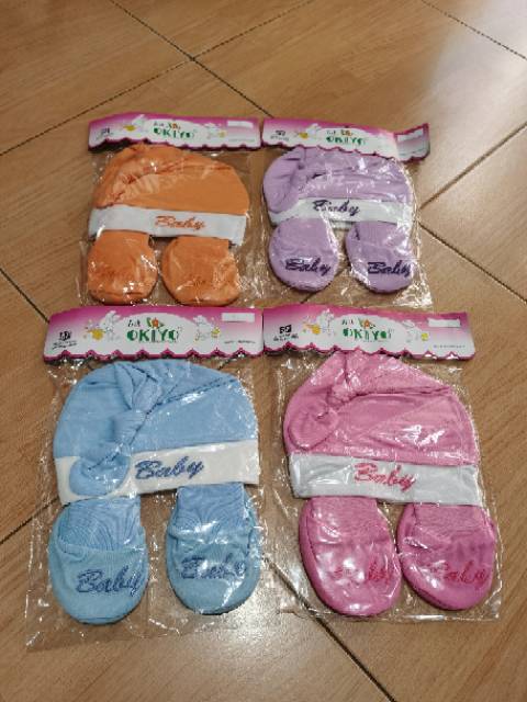 Topi Bayi set lucu /topi bayi kuncung/Topi unisex