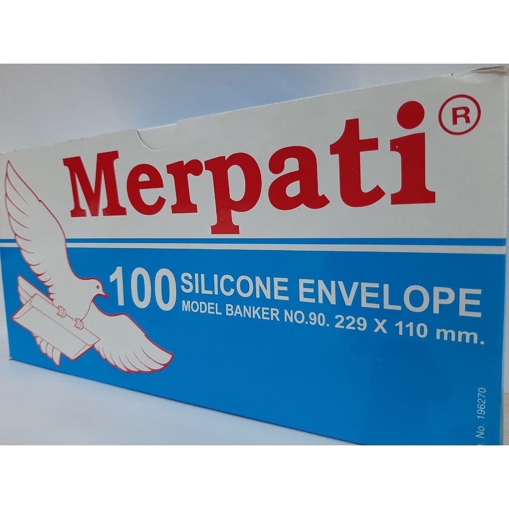 Amplop Merpati model Banker / Map Putih Merk Merpati