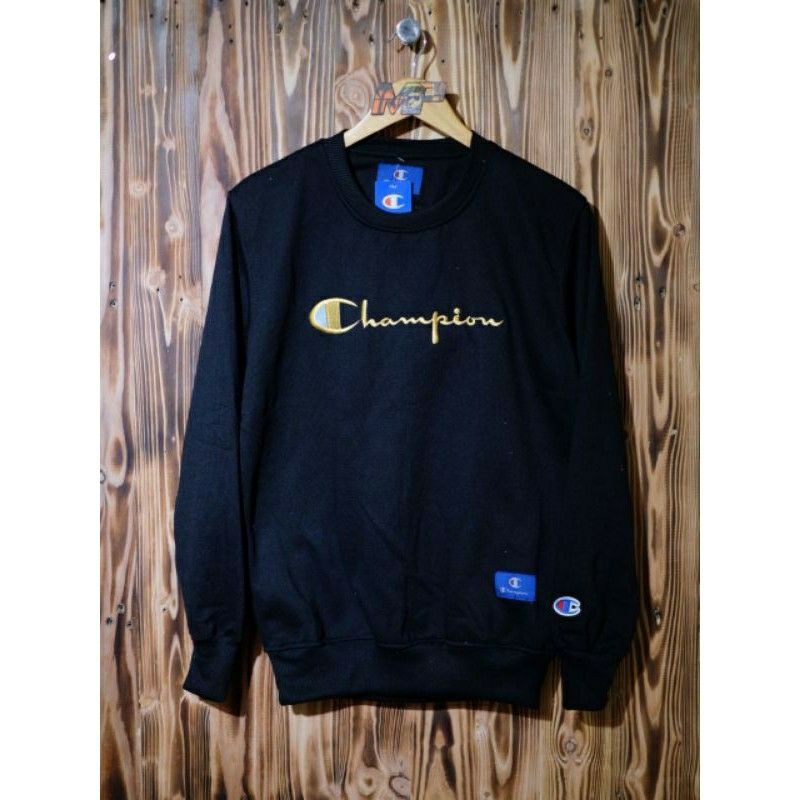 SWEATER CREWNECK CHAMPIONS BORDIR/CREWNECK CHAMPIONS BORDIR/PRIA/WANITA/TERMURAH/COD