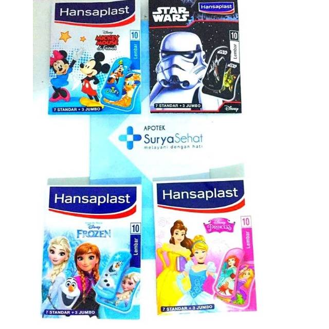 Hansaplast Karakter disney isi 10 lembar