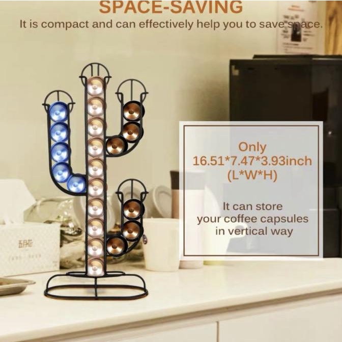 

Cactus Nespresso Capsules Holder