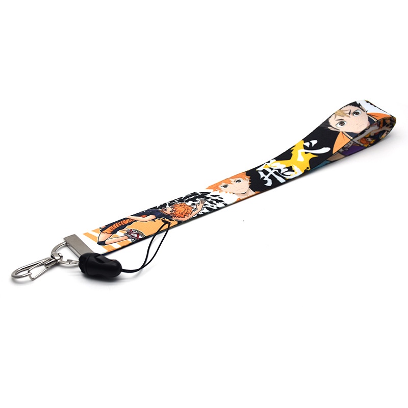 Tali Lanyard Motif Anime Volleyball Junior Untuk Gantungan Kunci / Handphone