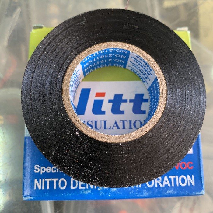 Nitto Isolasi Listrik Original Nito Tape Hitam PVC kabel