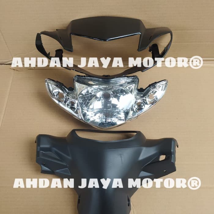 batok depan belakang + reflektor Vega R new warna hitam