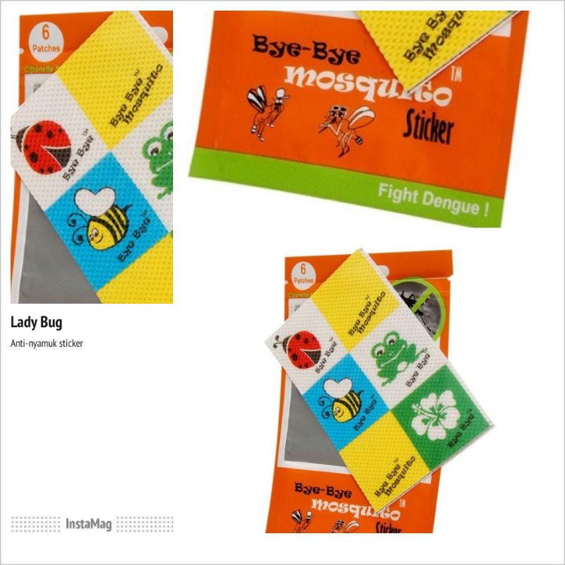 Jual Stiker Anti Nyamuk Ladybug (Mosquito Away Stiker) | Shopee Indonesia