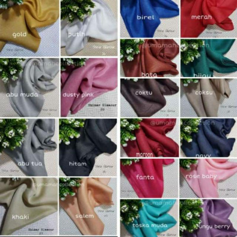 Kerudung Segi Empat Ansania Shinar Glamour