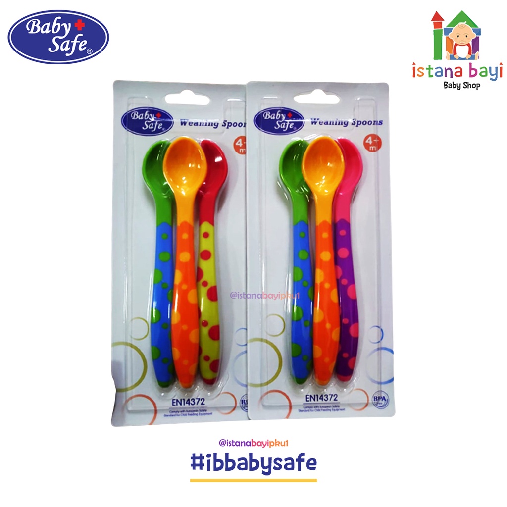 Baby Safe Weaning Spoon BS351 - Sendok makan bayi