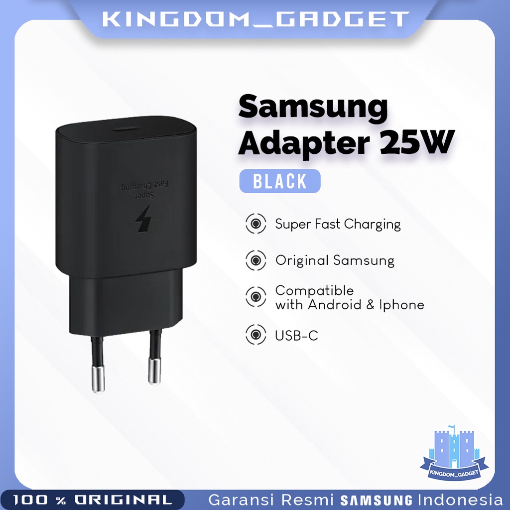 Samsung Super Fast Charging Adapter / Kepala Charger 25 Watt / 25 W Original Samsung