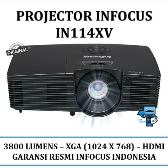 INFOCUS IN-114XV HDMI XGA 3800 LUMEN KUALITAS BAGUS