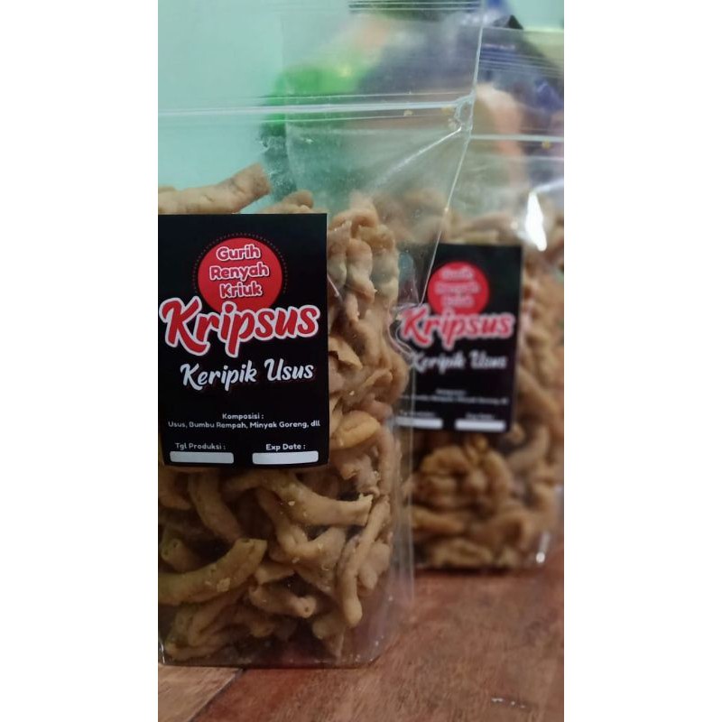 

Keripik usus ayam EKONOMIS 50gr