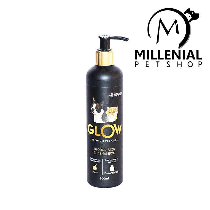 Glow Premium Pet Shampoo 300 ml for Dogs and Cats