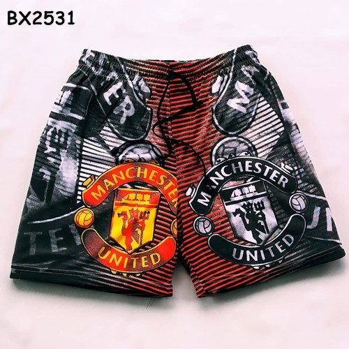 Celana Boxer / celana pendek / motif club sepak bola