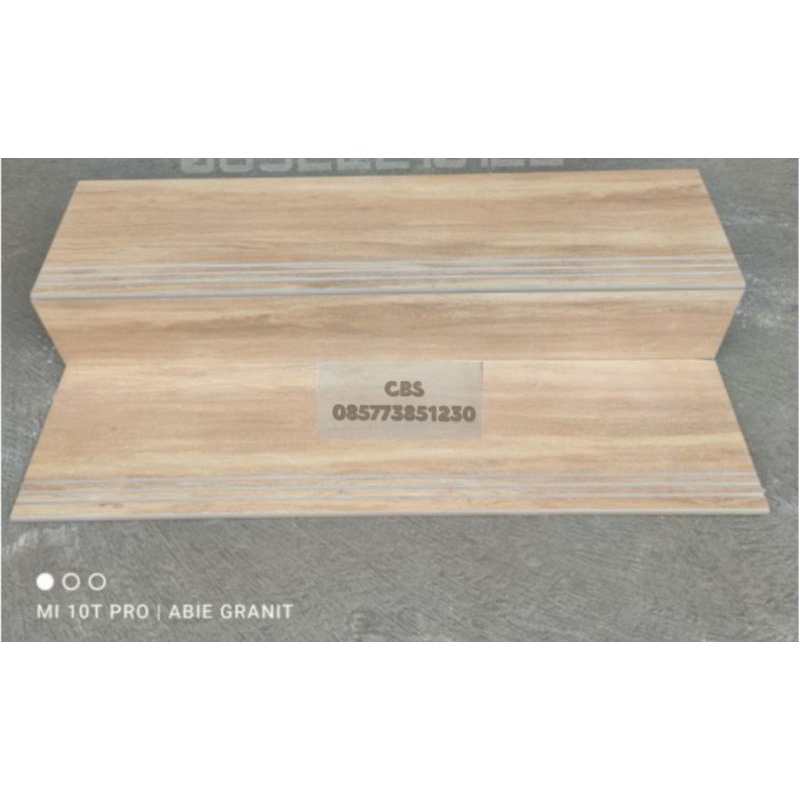 granit tangga 30x90 dan20x90 motip kayu kualitas 1