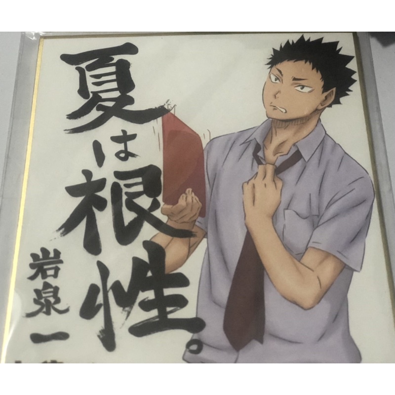 shikishi haikyuu iwaizumi