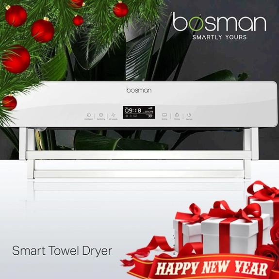 Bosman Smart Towel Dryer BOO-70012-00033 Pengering Handuk Elektrik dengan UV Sterilizer