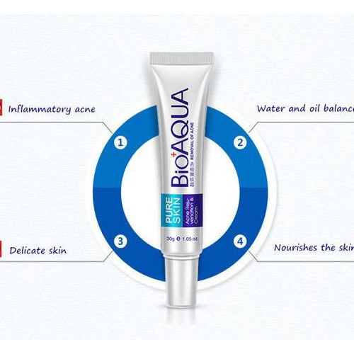 Bioaqua removal of acne / Pure Skin /acne rejuvenation cream (ZC009)