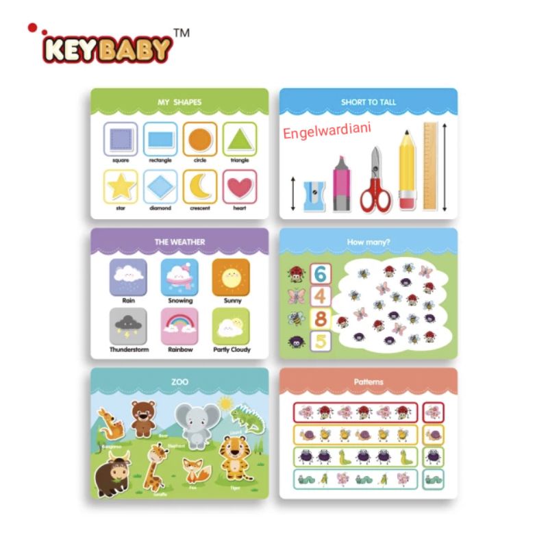 busy book / activity book toddler / buku paud / buku edukasi anak