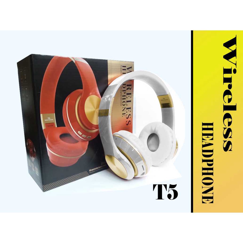 Headset Bluetooth Bando T5 Earphone Handsfree Wireless bando