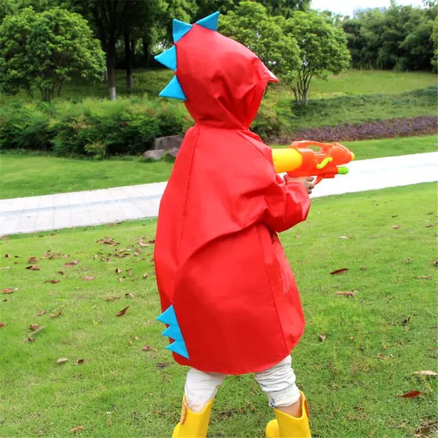 Jas Hujan Anak Mantel Anak  Jas hujan murah/Kids Raincoat Dino-Terlaris 2 - 10 Tahun