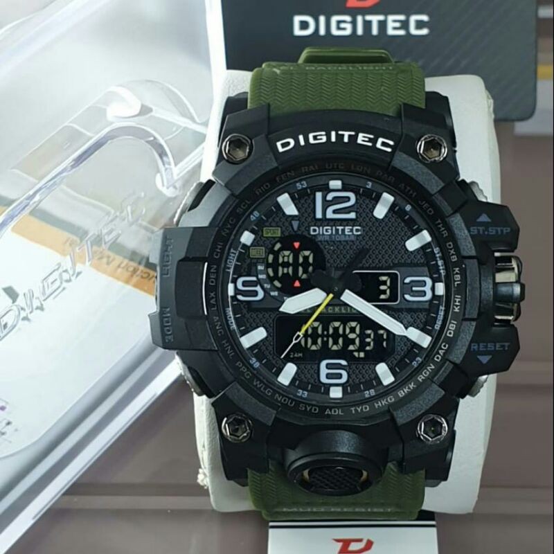 Jam tangan pria Digitec DG 2093 sport original tahan air