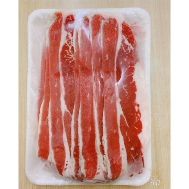 

US BEEF SLICE SHORTPLATE 500 GRAM DAGING SAPI IRIS HALAL PREMIUM Shabu2 Yoshinoya Yakinku Teriyaki Grill