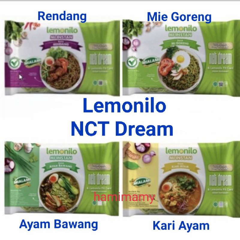 Beli 2 Gratis 1 Lemonilo NCT Dream Lemonilo X NCT dream rendang Mie lemonilo Konjaqu shirataki Mie Lemonilo Mie goreng ayam bayam kari ayam goreng pedas Korea Mie organik bayi mpasi