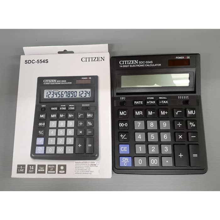 

KALKULATOR CITIZEN SDC-554S | CALCULATOR 14 DIGIT | STATIONERY | ATK