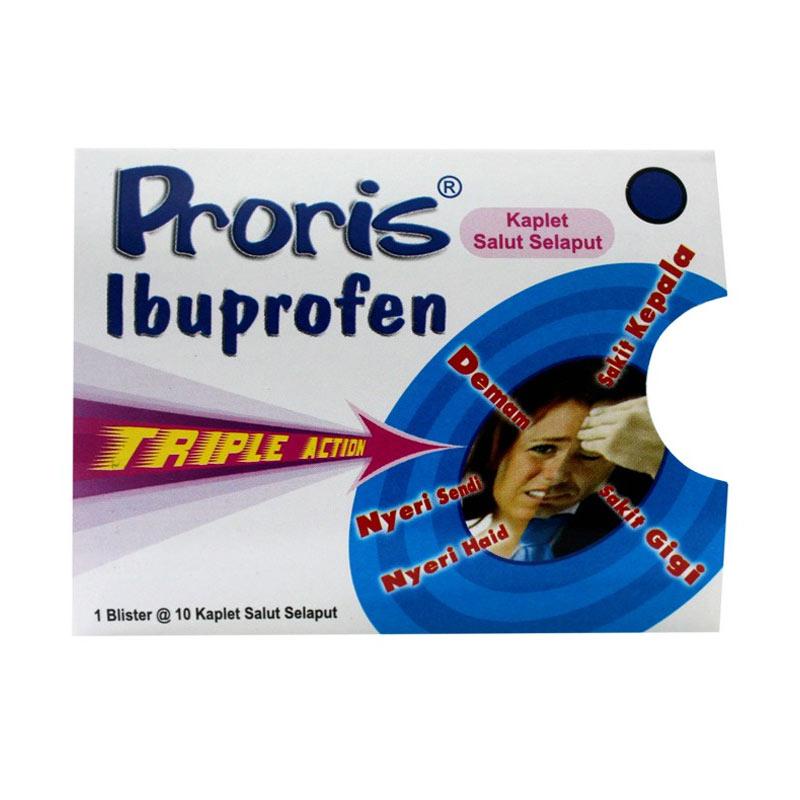 Proris Ibuprofen Kaplet / Demam / Sakit Kepala / Sakit Gigi / Promo / Penurun Panas
