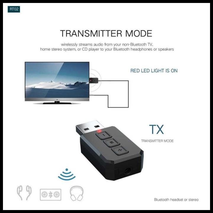 Usb Bluetooth 5.0 Transmitter Receiver Audio Adapter