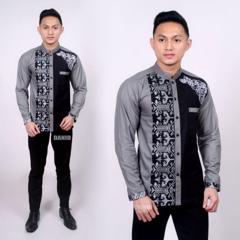 KEMEJA PRIA//KEMEJA BATIK// BAJU BATIK PRIA// BAJU KOKO BORDIR// BAJU KOKO DEWASA// BAJU KOKO COD// 
