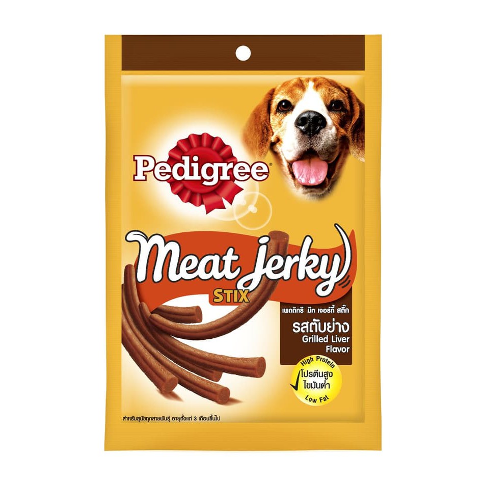 MAKANAN ANJING PEDIGREE MEAT JERKY STIX GRILLED LIVER 60GR