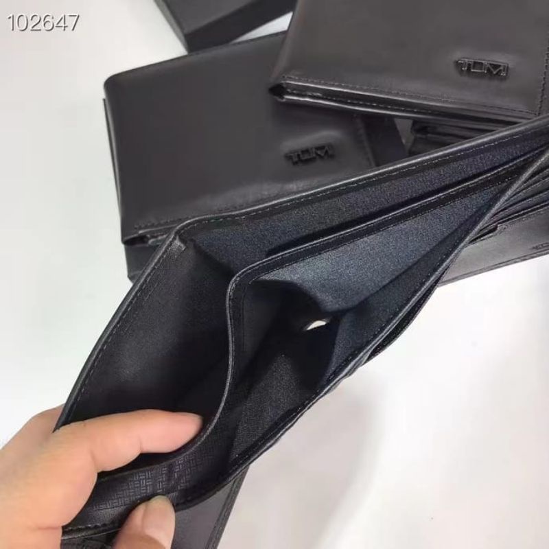 dompet tumi pria kulit asli hitam men wallet cowok lipat 2