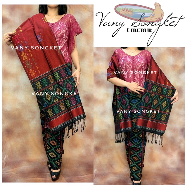 SEMI SUTERA MOTIF FULL ANGKOLA ASLI BATAK VANY SONGKET
