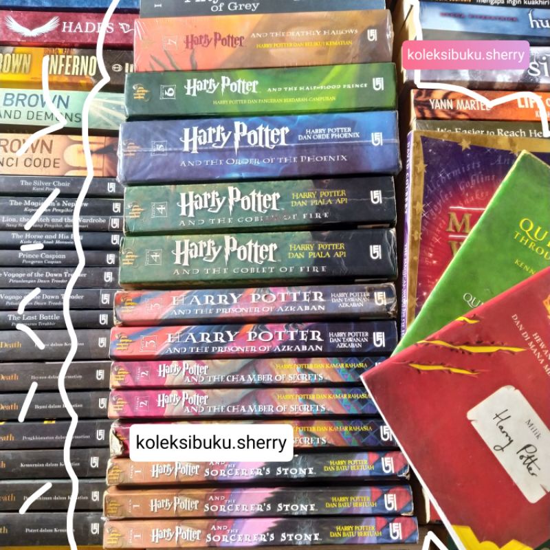 (Satuan, original) Novel Harry Potter bekas original - J.K. Rowling