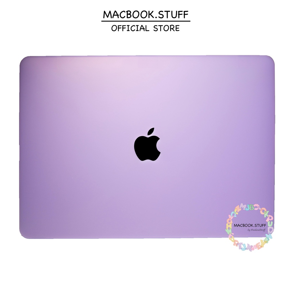 MACBOOK Case MATTE PURPLE NEW AIR PRO RETINA 11 12 13 14 15 16 INCH NON /  WITH CD ROOM / TOUCHBAR / TOUCH ID / M1 2020 2021 2022