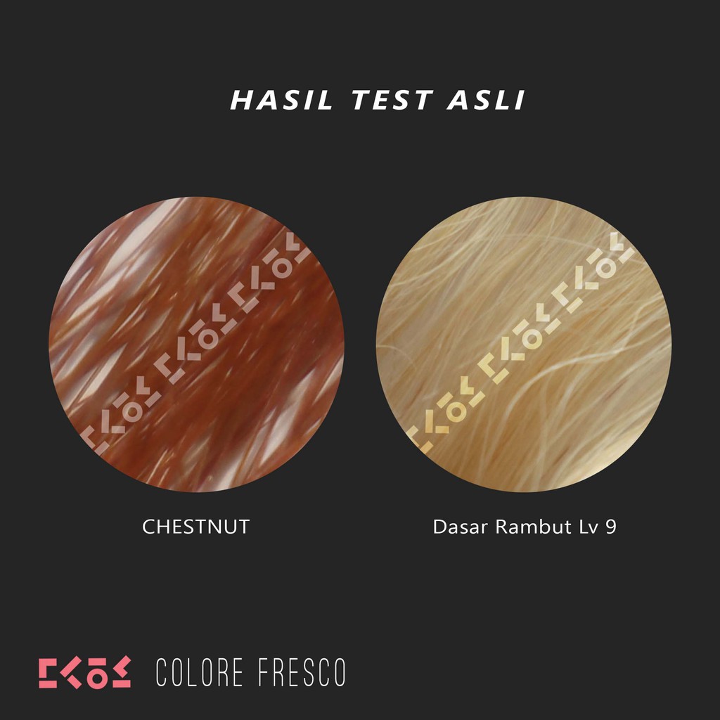 CF-CN COLORE FRESCO - CHESTNUT color cream cat pewarna rambut brown cokelat